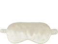 1 Pack Sleep Mask, Silk Eye Mask with Elastic Strap, Blindfold, Soft Silk Sleeping Mask for Girls, Women, Men (White)
