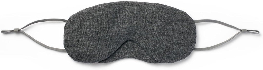 Dark Grey Cotton Blend Jersey Portable Eye Mask Approx. 9.5*20 cm by