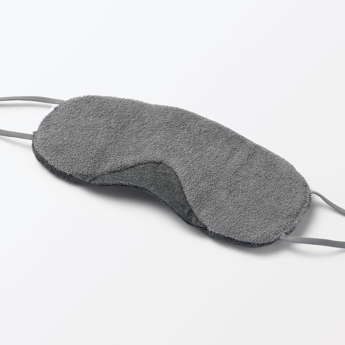 Dark Grey Cotton Blend Jersey Portable Eye Mask Approx. 9.5*20 cm by